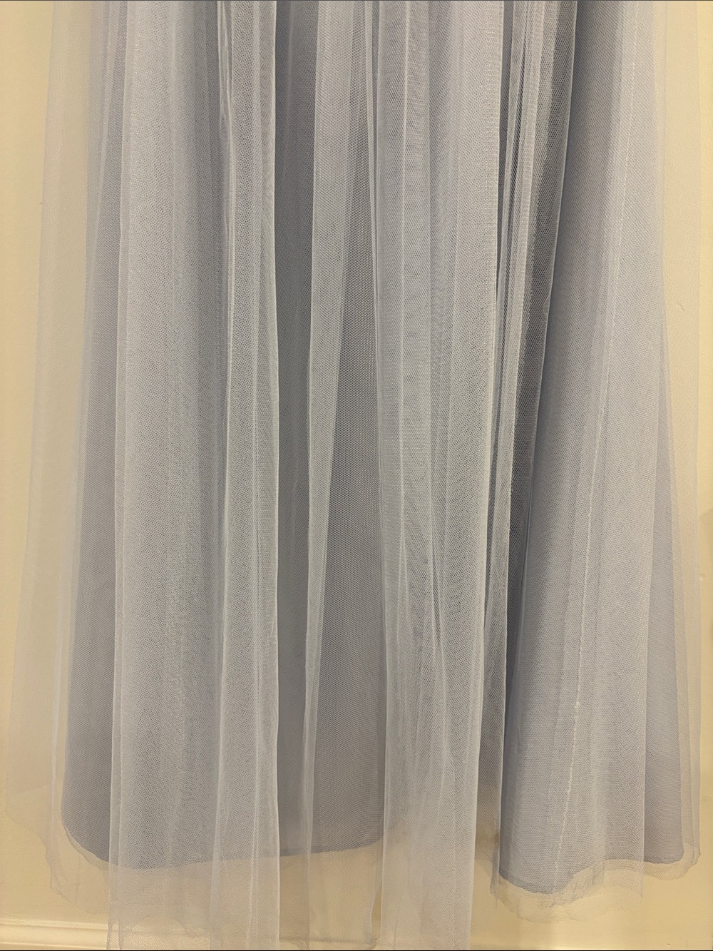 Jenny Yoo Light Blue strapless Annabelle tuille Satin Lined Dress size 4 - Picture 3 of 7
